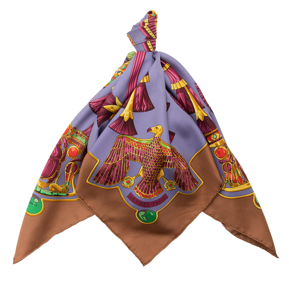 Hermes Silk Scarab 90 cm Scarf (SHF-20047)
