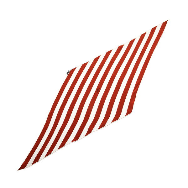 Hermes Silk Stripes Petit Triangle Scarf (SHF-21110) – LuxeDH