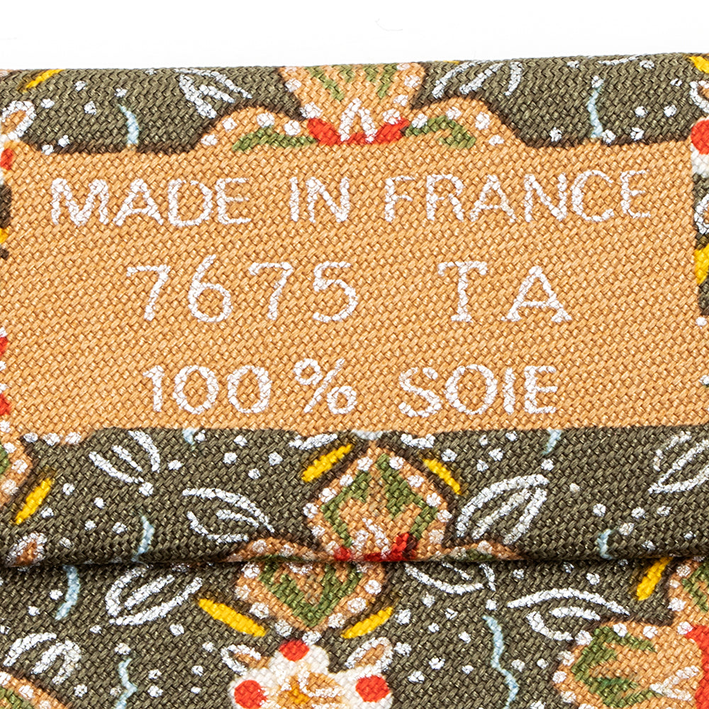 Hermes Silk Tie (SHF-21392)