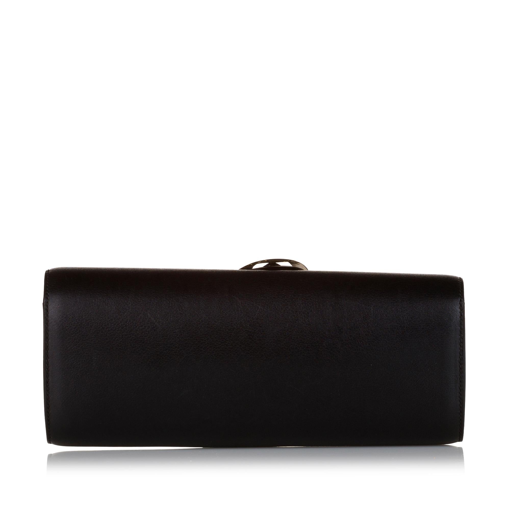 Hermes Tadelakt Egee Clutch Bag (SHG-37383)