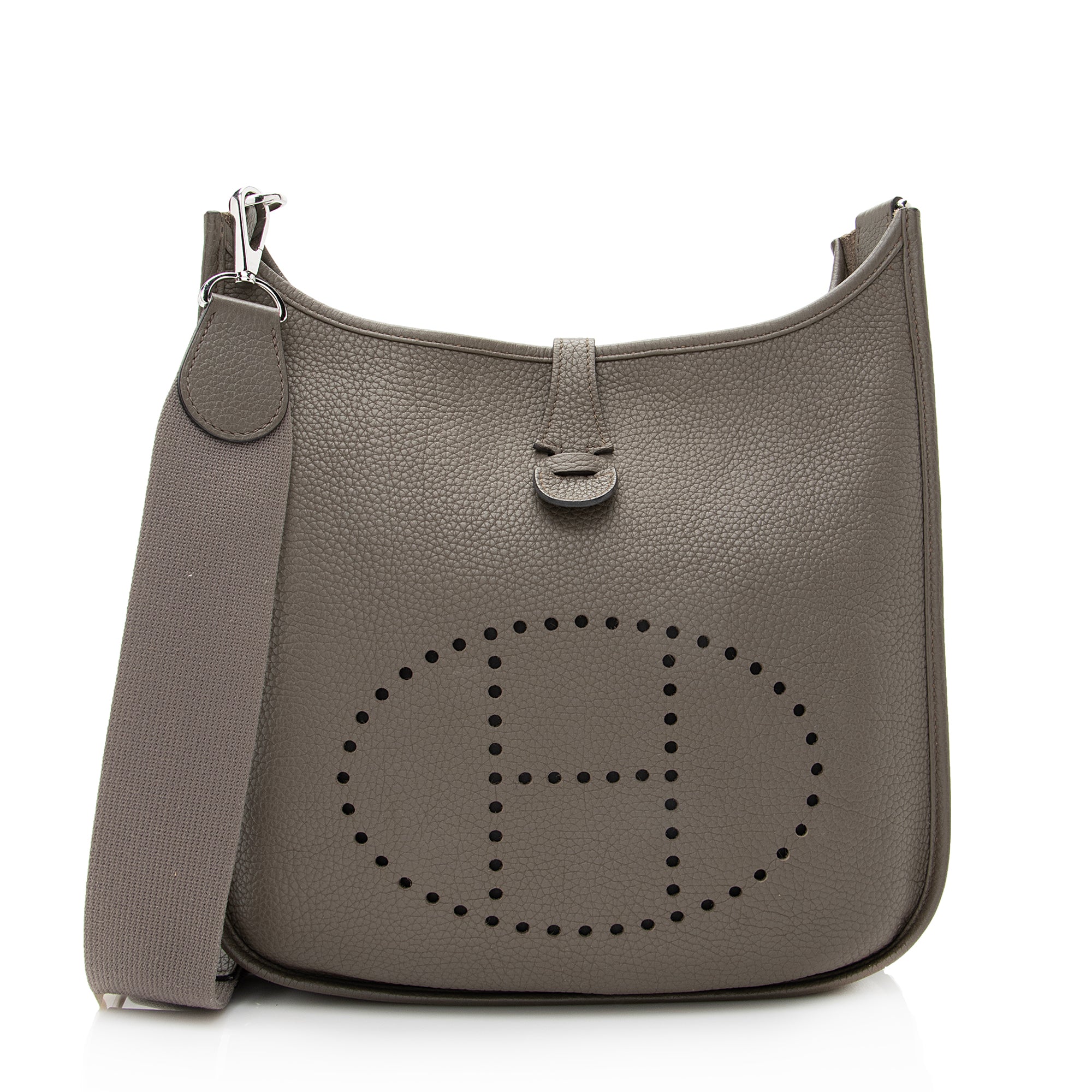 Hermes Taurillon Clemence Evelyne III PM Shoulder Bag (SHF-22515)