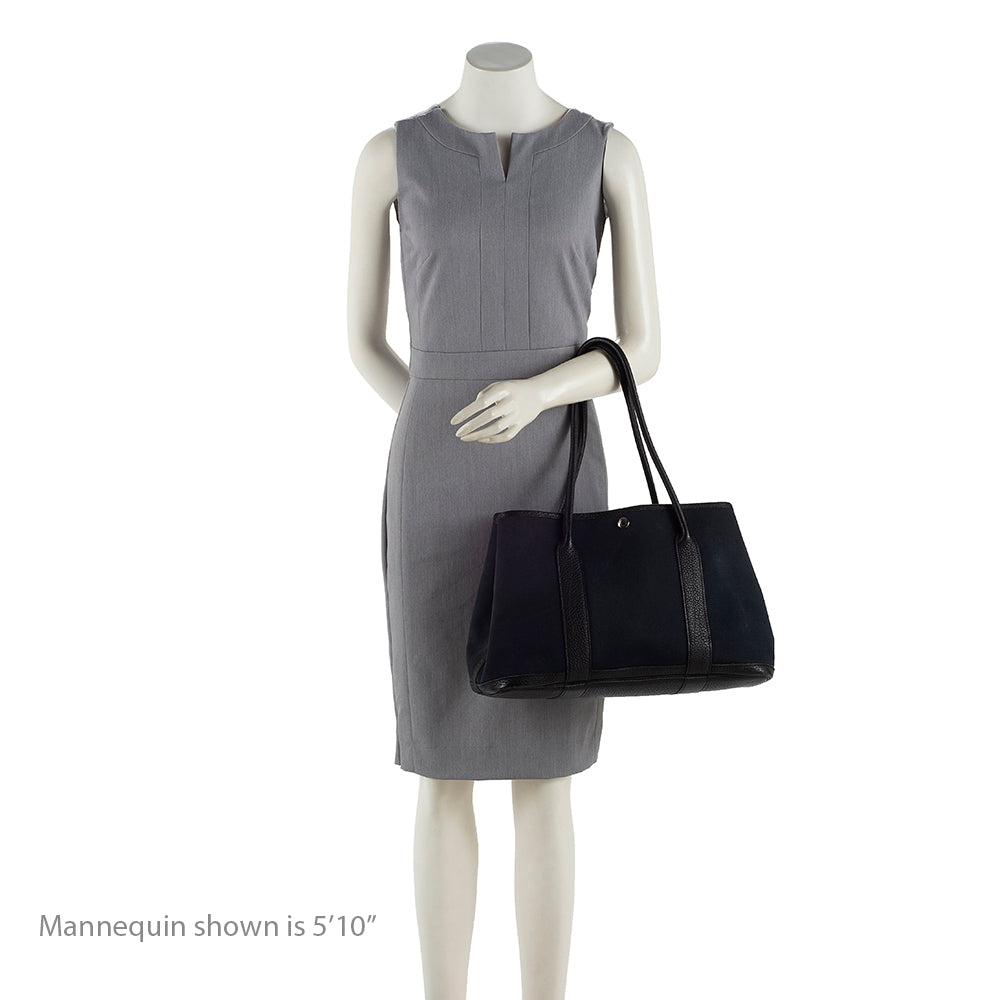 Hermes Canvas Leather Garden Party 36 Tote - FINAL SALE (SHF-18770)