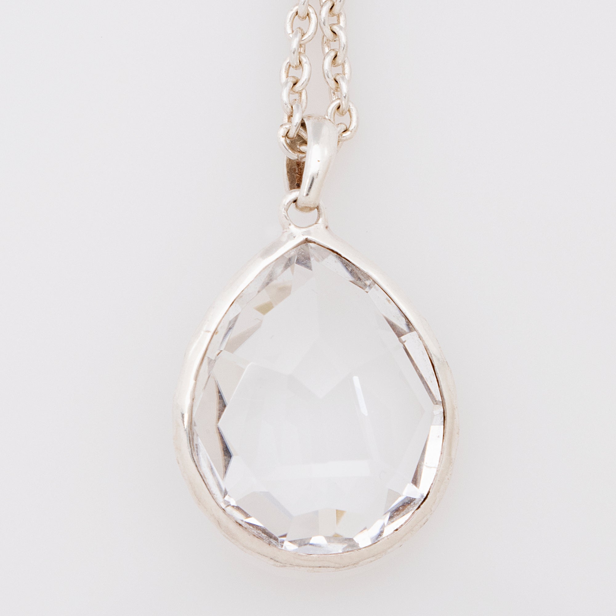 Ippolita Sterling Silver Quartz Teardrop Wonderland Necklace (SHF-22220)