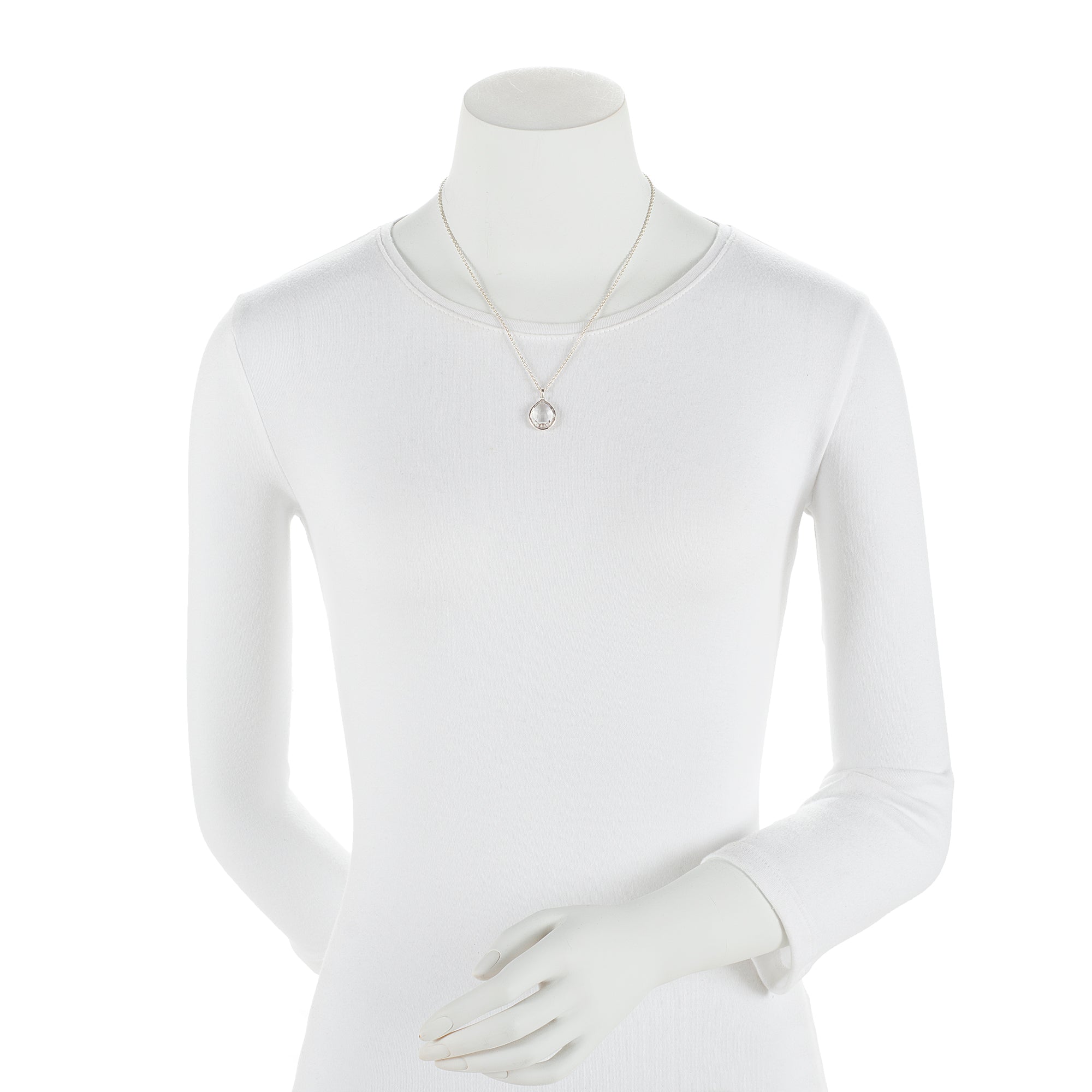 Ippolita Sterling Silver Quartz Teardrop Wonderland Necklace (SHF-22220)