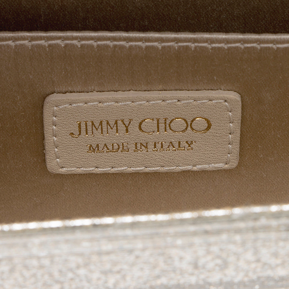 Jimmy Choo Acrylic Glitter Sweetie Clutch (SHF-19356)