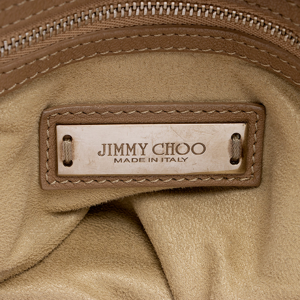 Jimmy Choo Leather Becka Chain Messenger Bag - FINAL SALE (SHF-14165)