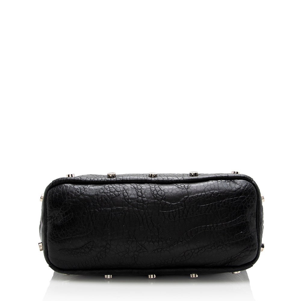 Jimmy Choo Leather Raven Shoulder Bag (SHF-17988)