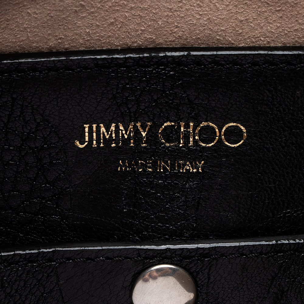 Jimmy Choo Leather Raven Shoulder Bag (SHF-17988)