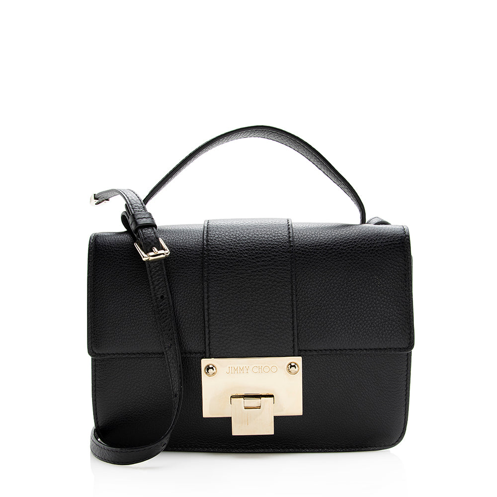 Jimmy Choo Leather Rebel Crossbody Bag (SHF-20859)