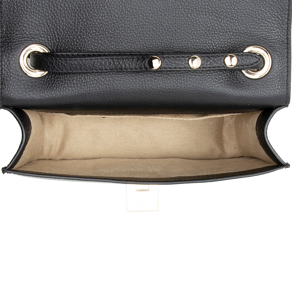 Jimmy Choo Leather Rebel Crossbody Bag (SHF-20859)