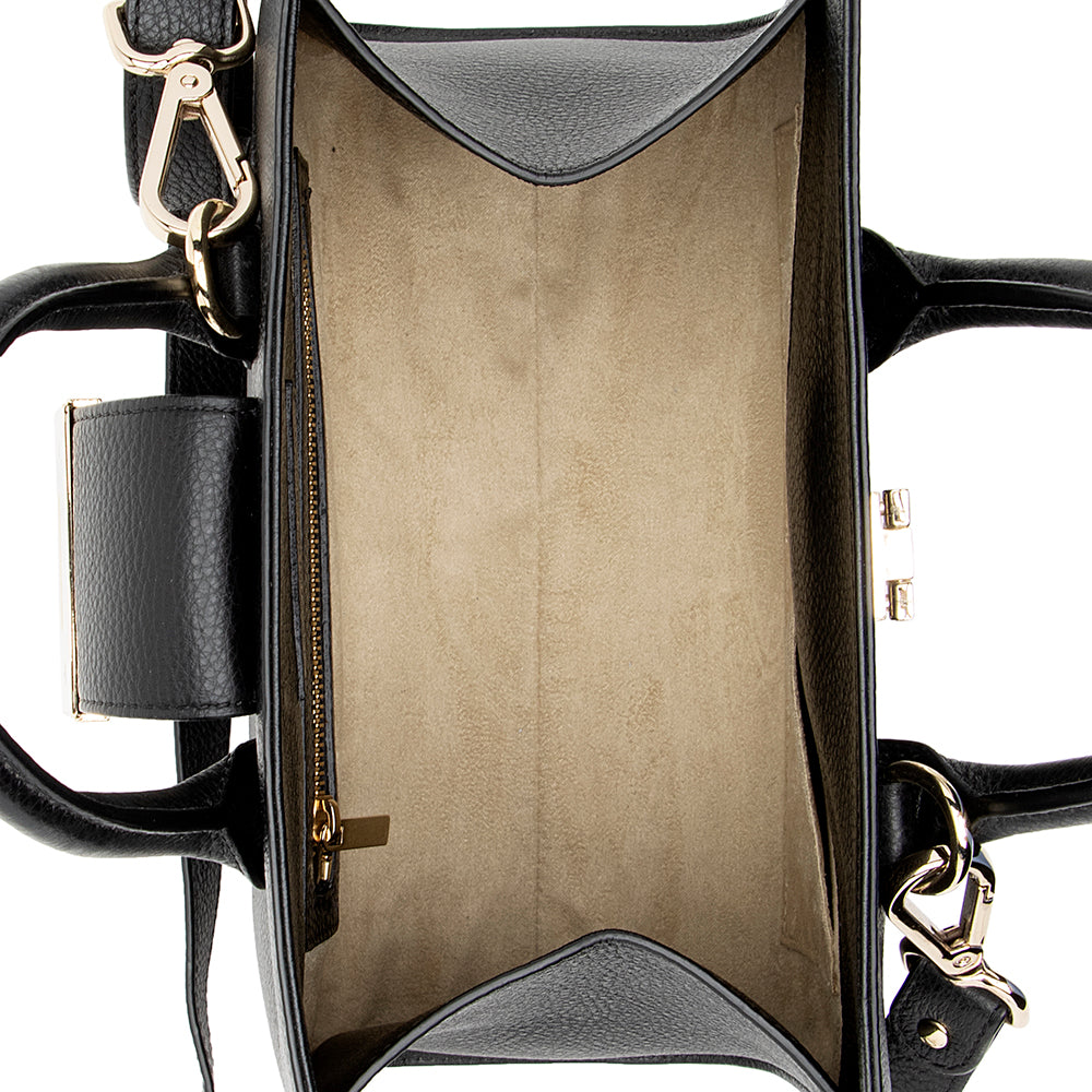 Jimmy Choo Leather Riley Mini Satchel (SHF-21193)