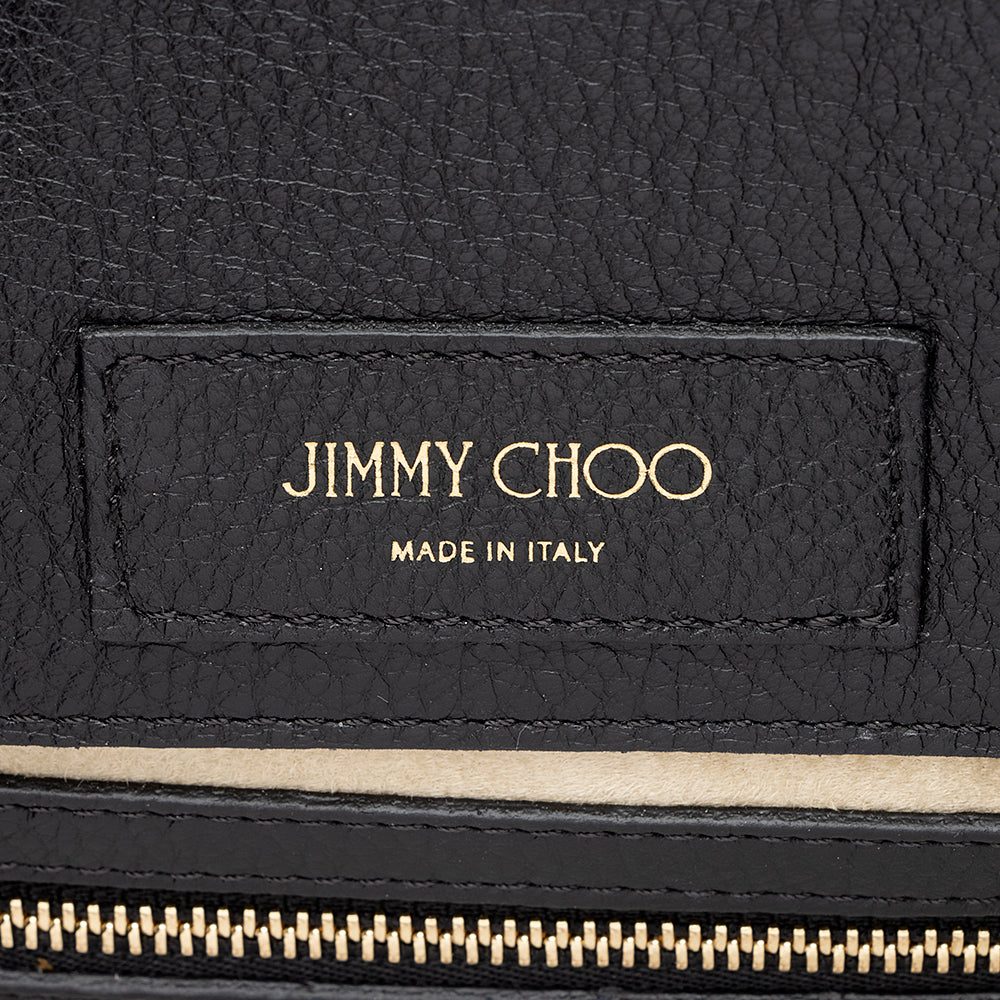 Jimmy Choo Leather Riley Mini Satchel (SHF-21193)
