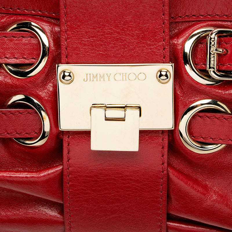 Jimmy Choo Leather Rio Clutch (SHF-16471)