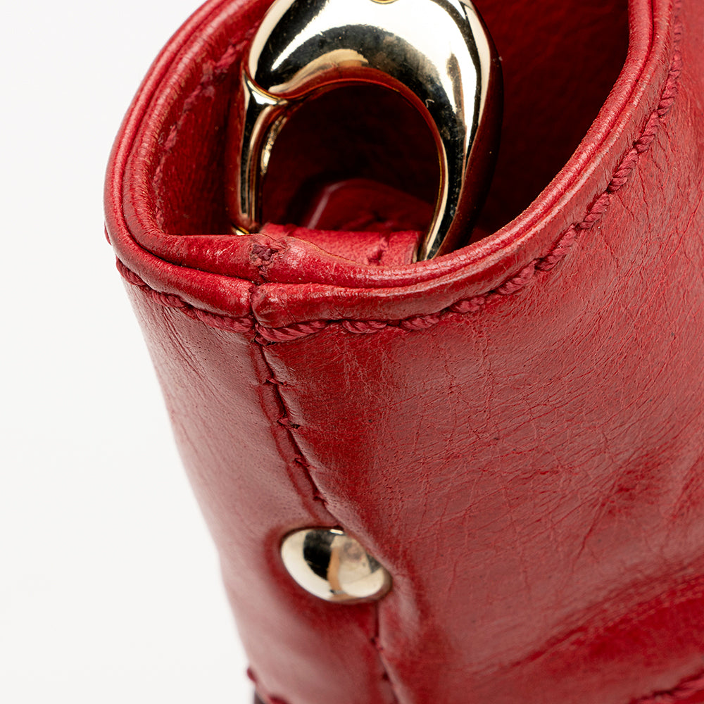 Jimmy Choo Leather Rio Clutch (SHF-16471)