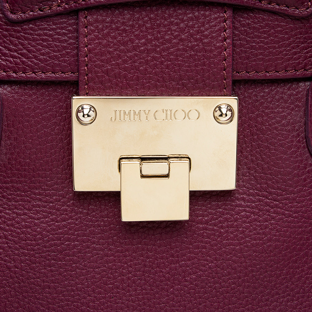 Jimmy Choo Leather Rosalie Satchel (SHF-18279)