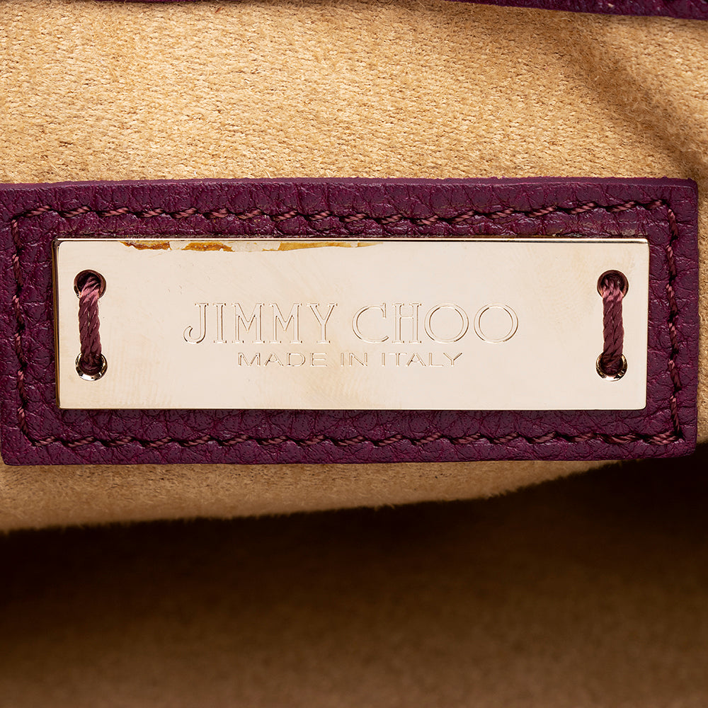 Jimmy Choo Leather Rosalie Satchel (SHF-18279)