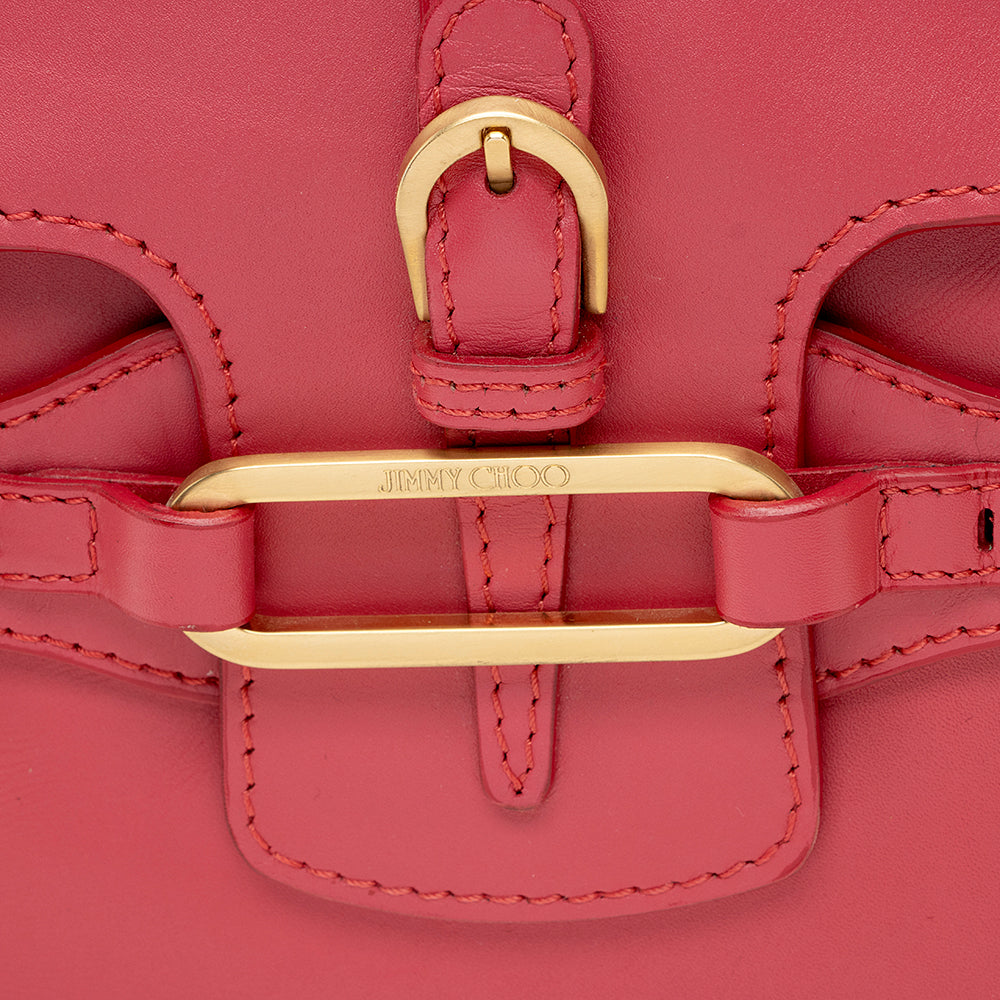 Jimmy Choo Leather Tulita Top Handle Shoulder Bag - FINAL SALE (SHF-19676)