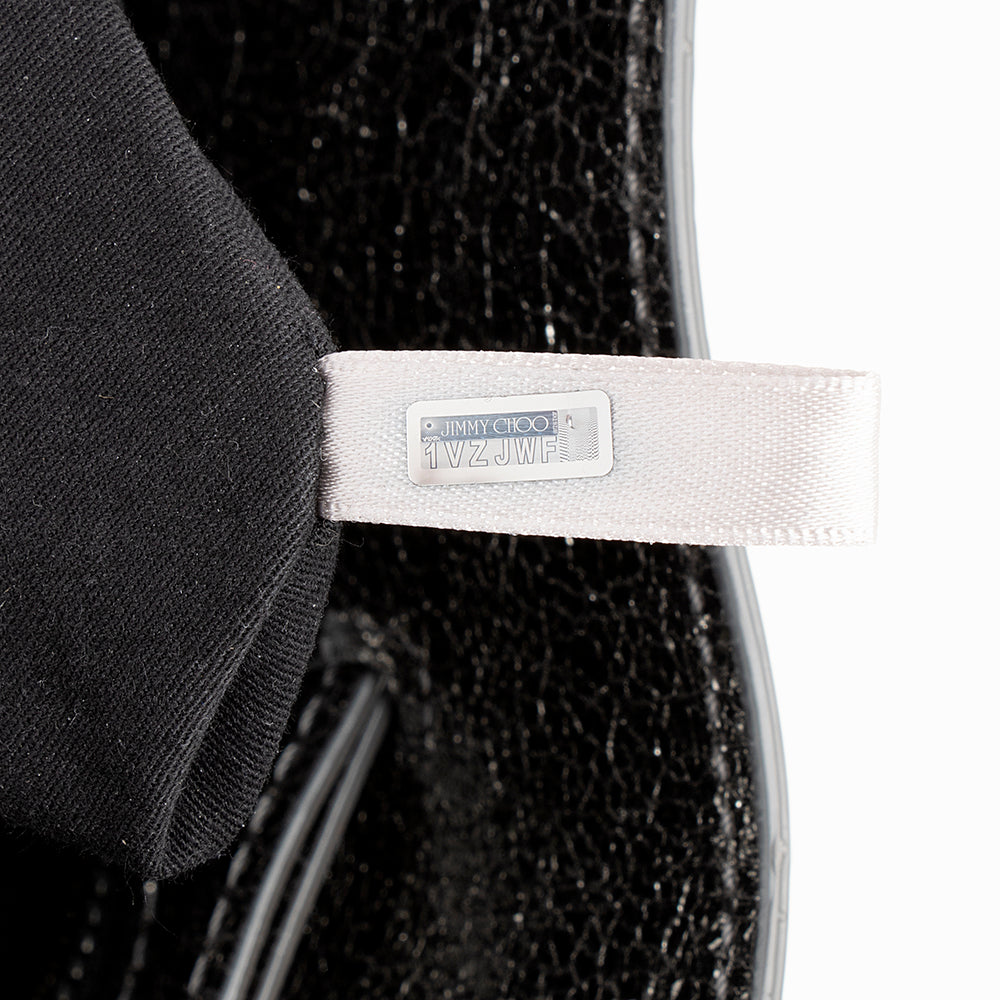 Jimmy Choo Metallic Calfskin Barra Tote (SHF-19425)