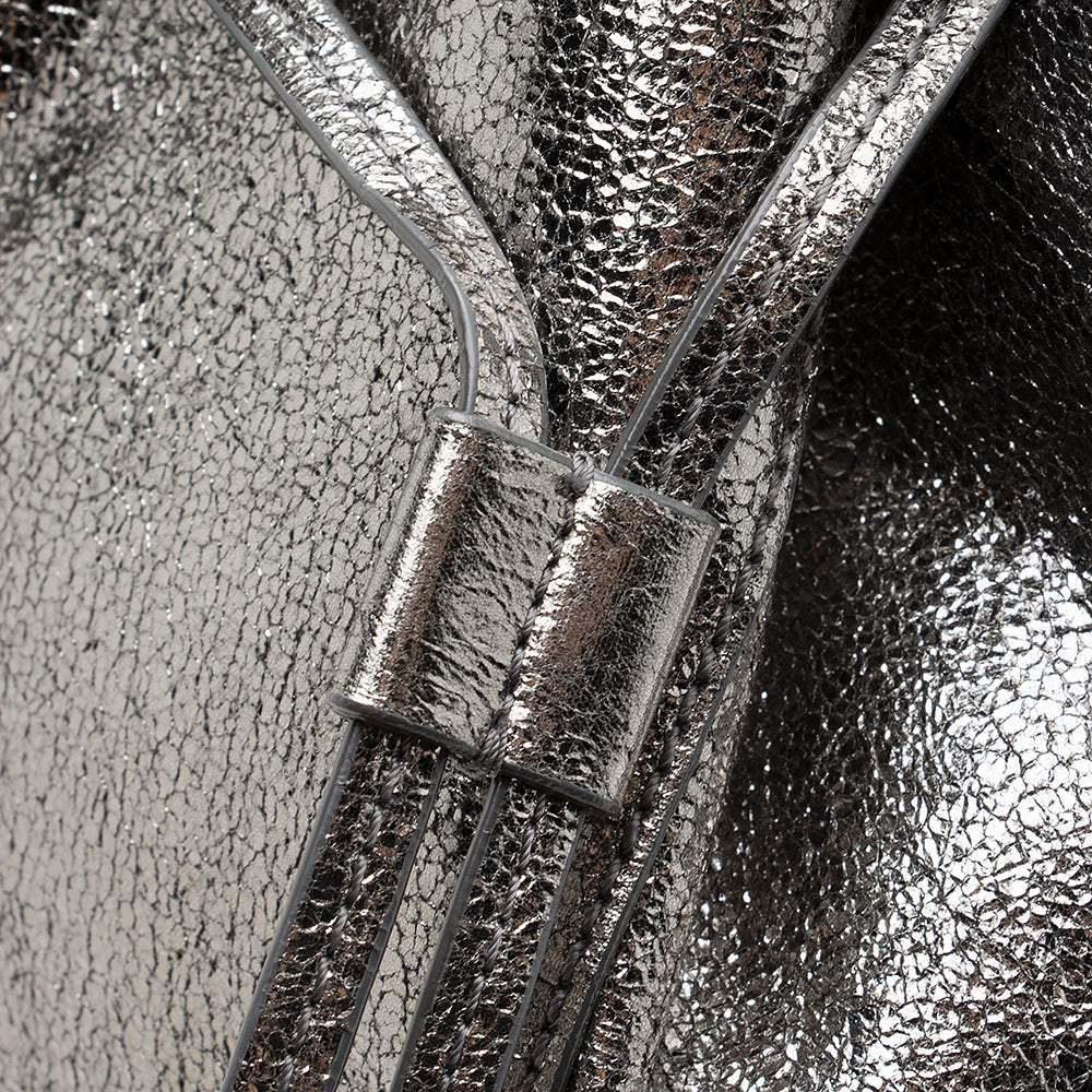 Jimmy Choo Metallic Calfskin Barra Tote (SHF-21618)