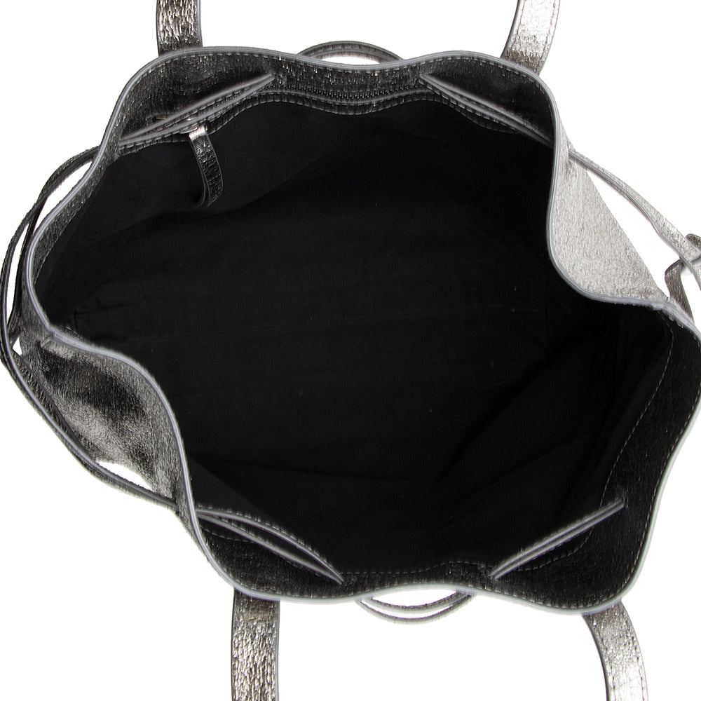 Jimmy Choo Metallic Calfskin Barra Tote (SHF-21618)