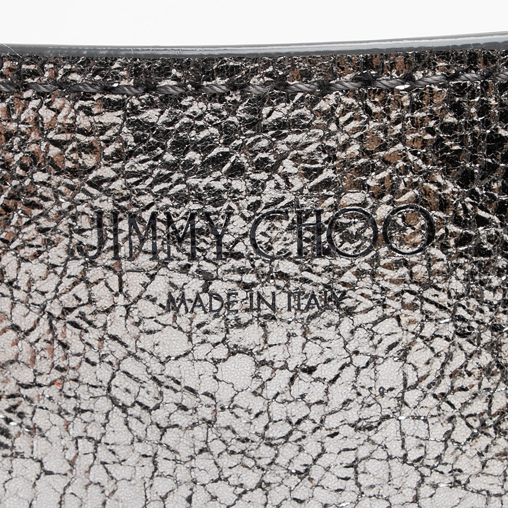 Jimmy Choo Metallic Calfskin Barra Tote (SHF-21618)