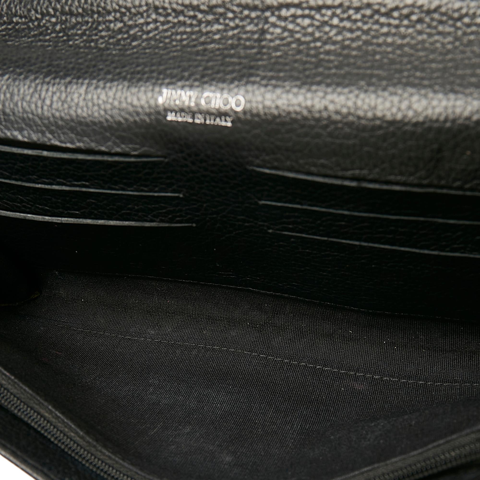 Jimmy Choo Studded Leather Baguette (SHG-25938)