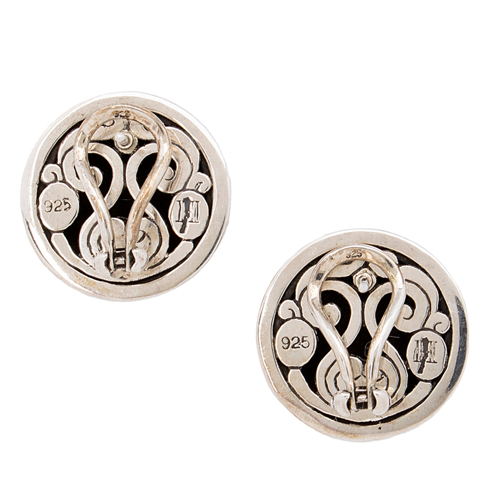 John Hardy Sterling Silver Dot Earrings (SHF-18535)