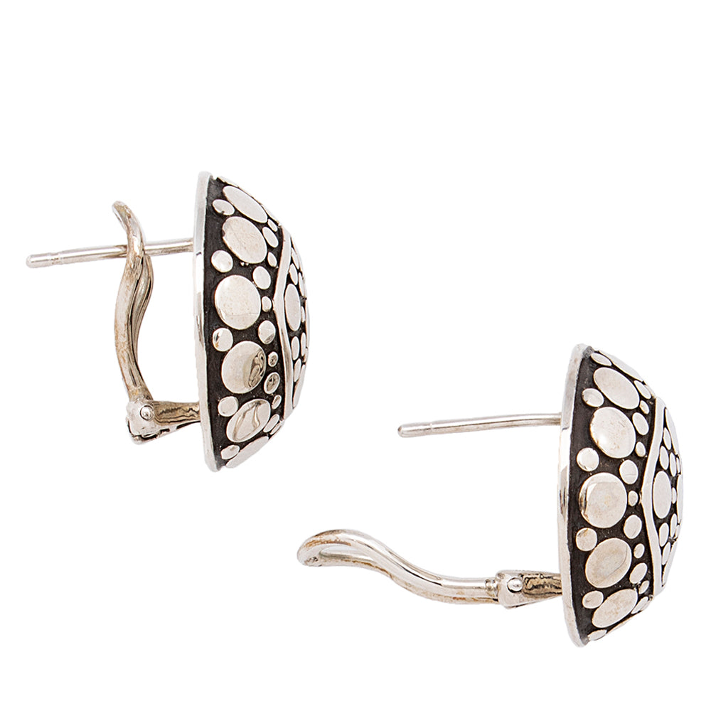 John Hardy Sterling Silver Dot Earrings (SHF-18535)