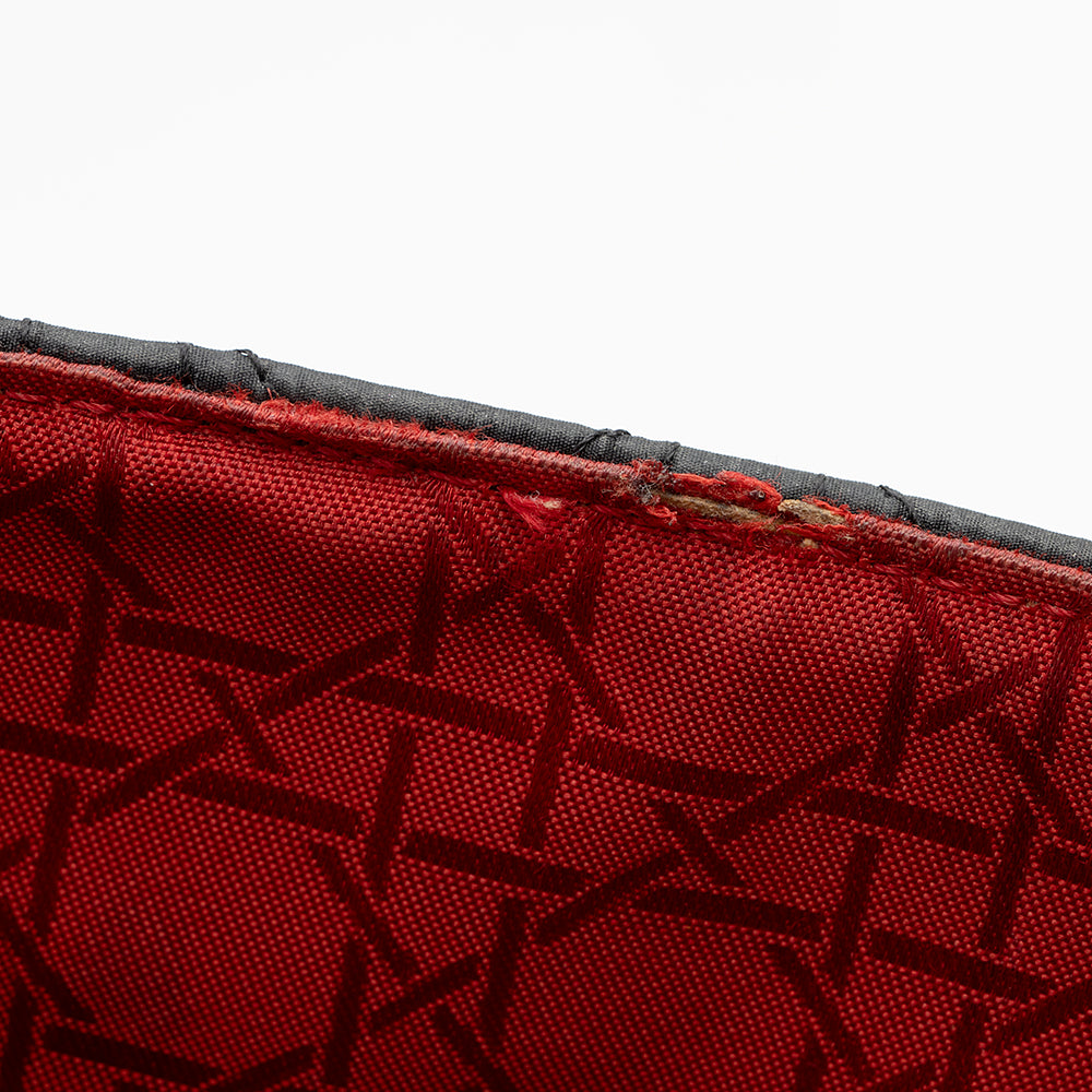 Dior Vintage Nylon Lady Dior Fold Over Large Satchel (SHF-18340)