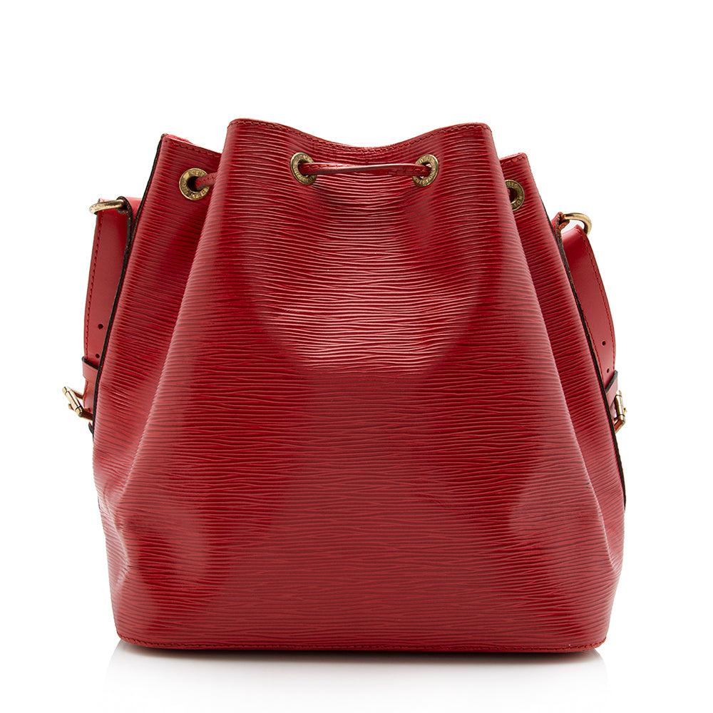 Louis Vuiton Vintage Epi Leather Petit Noe Shoulder Bag (SHF-14895)