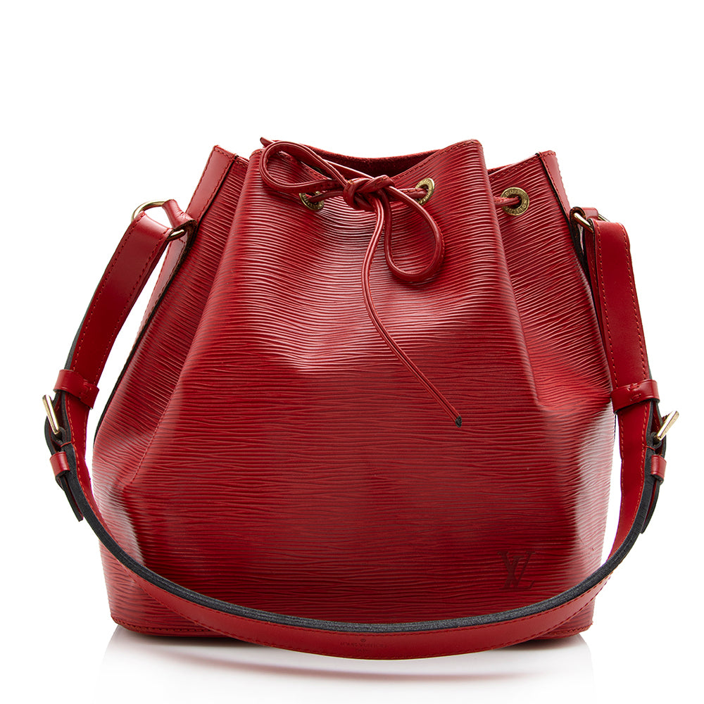 Louis Vuiton Vintage Epi Leather Petit Noe Shoulder Bag (SHF-14895)