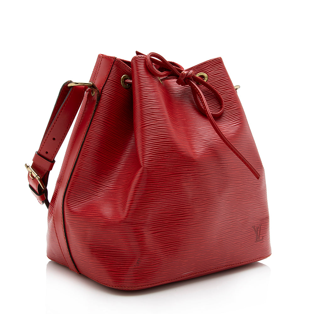 Louis Vuiton Vintage Epi Leather Petit Noe Shoulder Bag (SHF-14895)