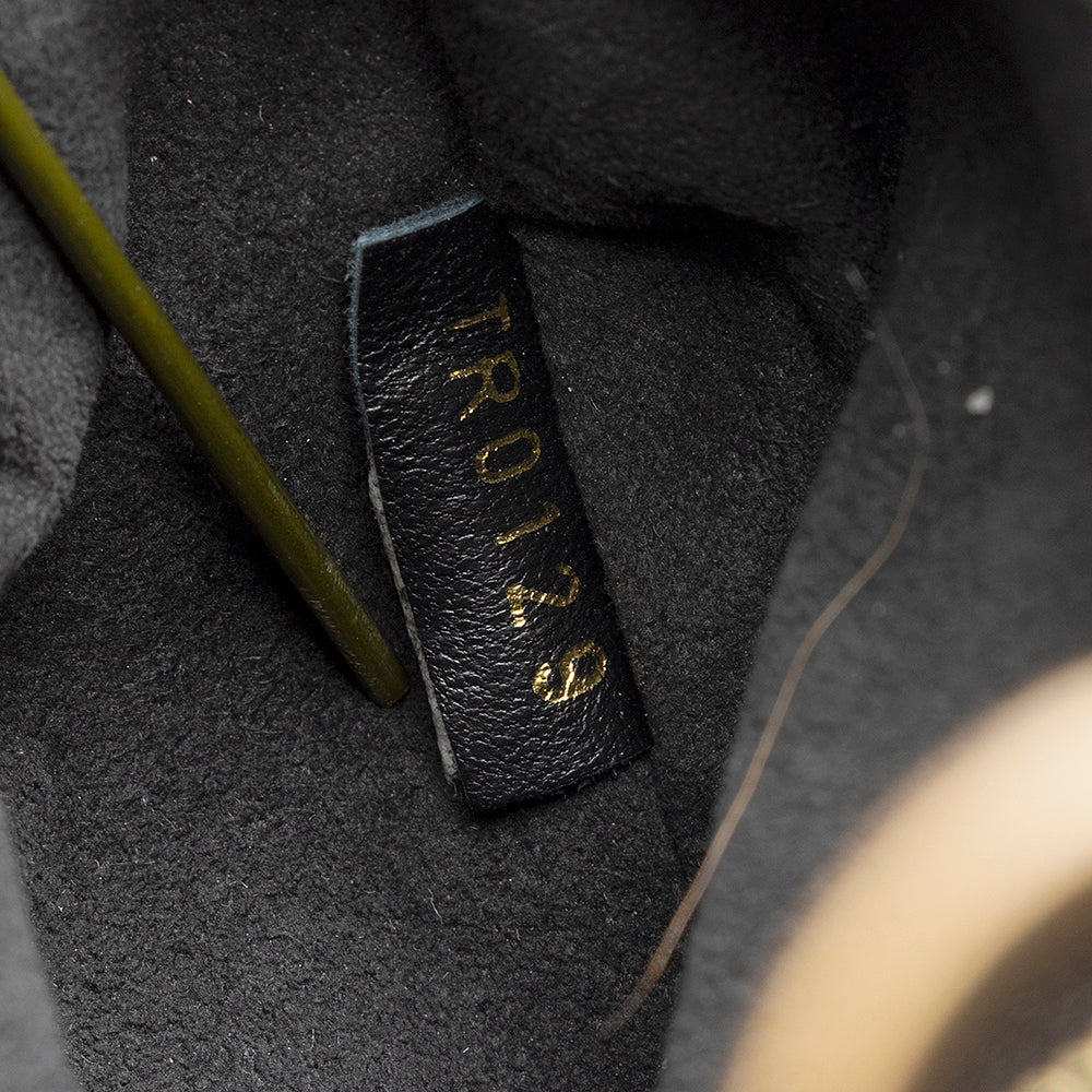 Louis Vuitton Calf Leather Monogram Canvas Double V Satchel (SHF-18519)