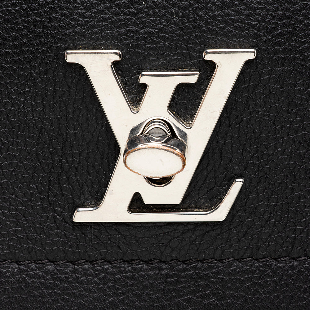 Louis Vuitton Calfskin Lockme II BB Shoulder Bag (SHF-18969)