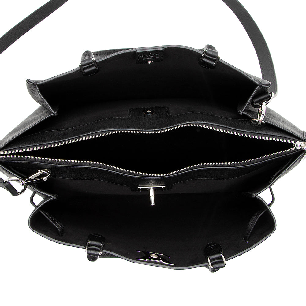 Louis Vuitton Calfskin Lockmeto Tote (SHF-15895)