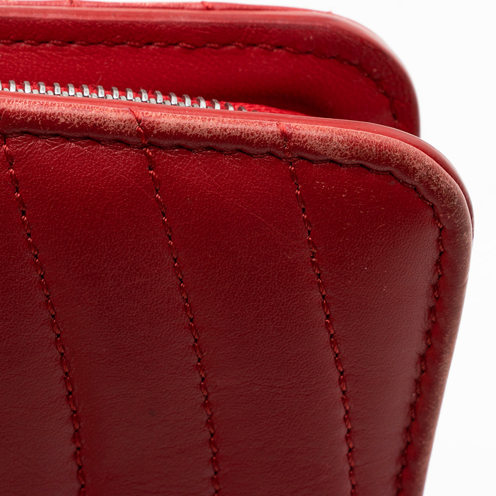 Louis Vuitton Calfskin New Wave Zippy Coin Wallet - FINAL SALE (SHF-18051)