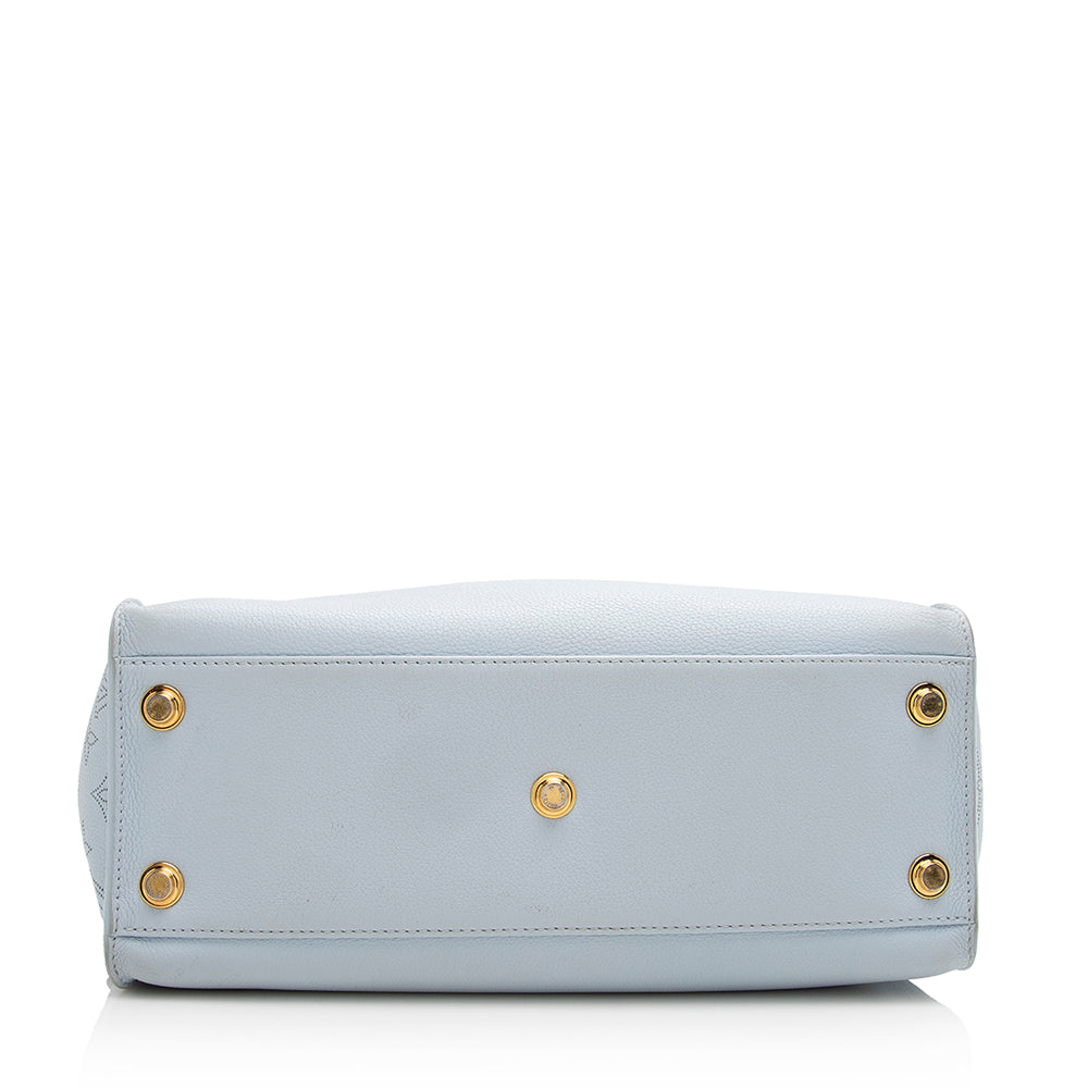 Louis Vuitton Calfskin On My Side MM Tote (SHF-21611)