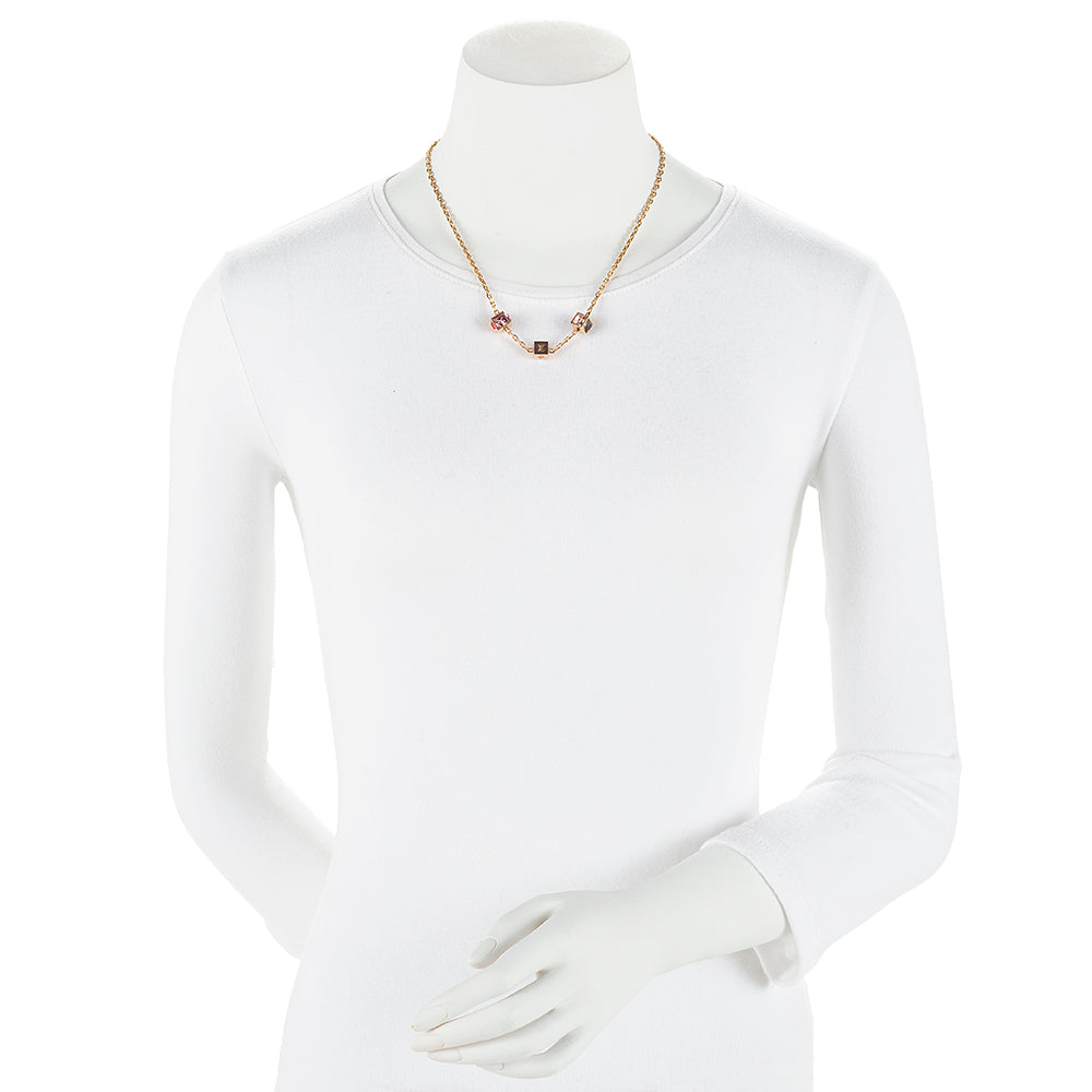 Louis Vuitton Crystal Gamble Necklace (SHF-20406)