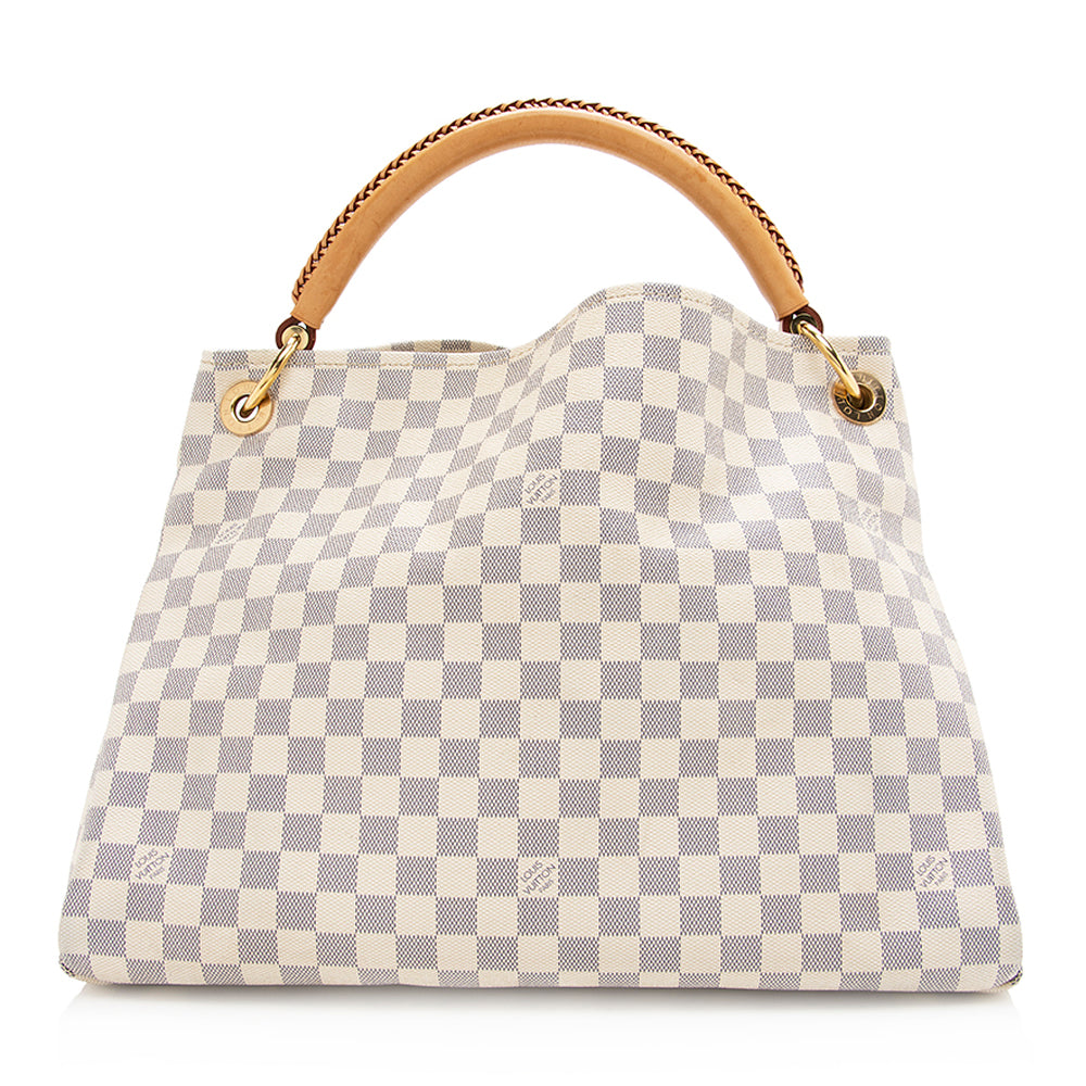 Louis Vuitton Damier Azur Artsy MM Shoulder Bag (SHF-20334)