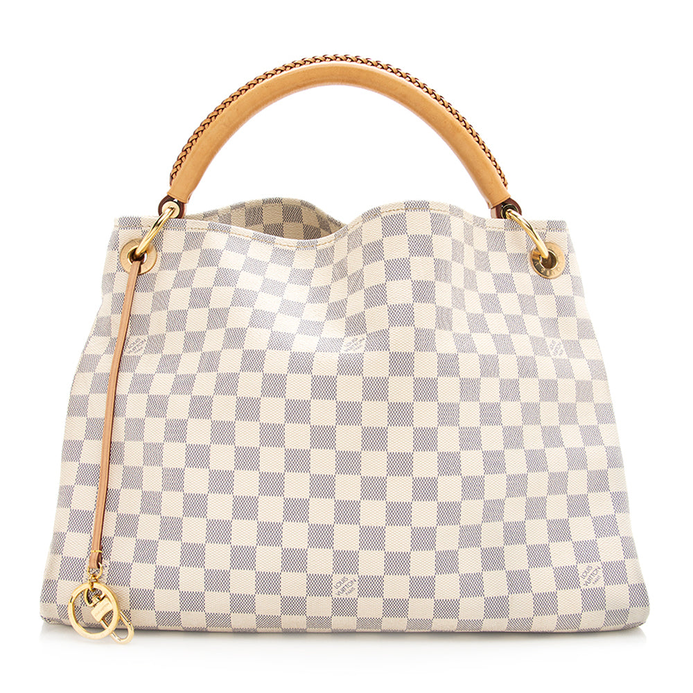Louis Vuitton Damier Azur Artsy MM Shoulder Bag (SHF-20334)