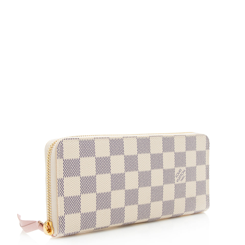 Louis Vuitton Damier Azur Clemence Wallet (SHF-0D6dyc)