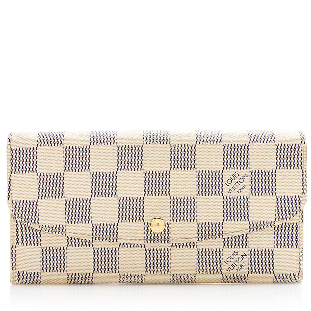 Louis Vuitton Damier Azur Emilie Wallet (SHF-21176)