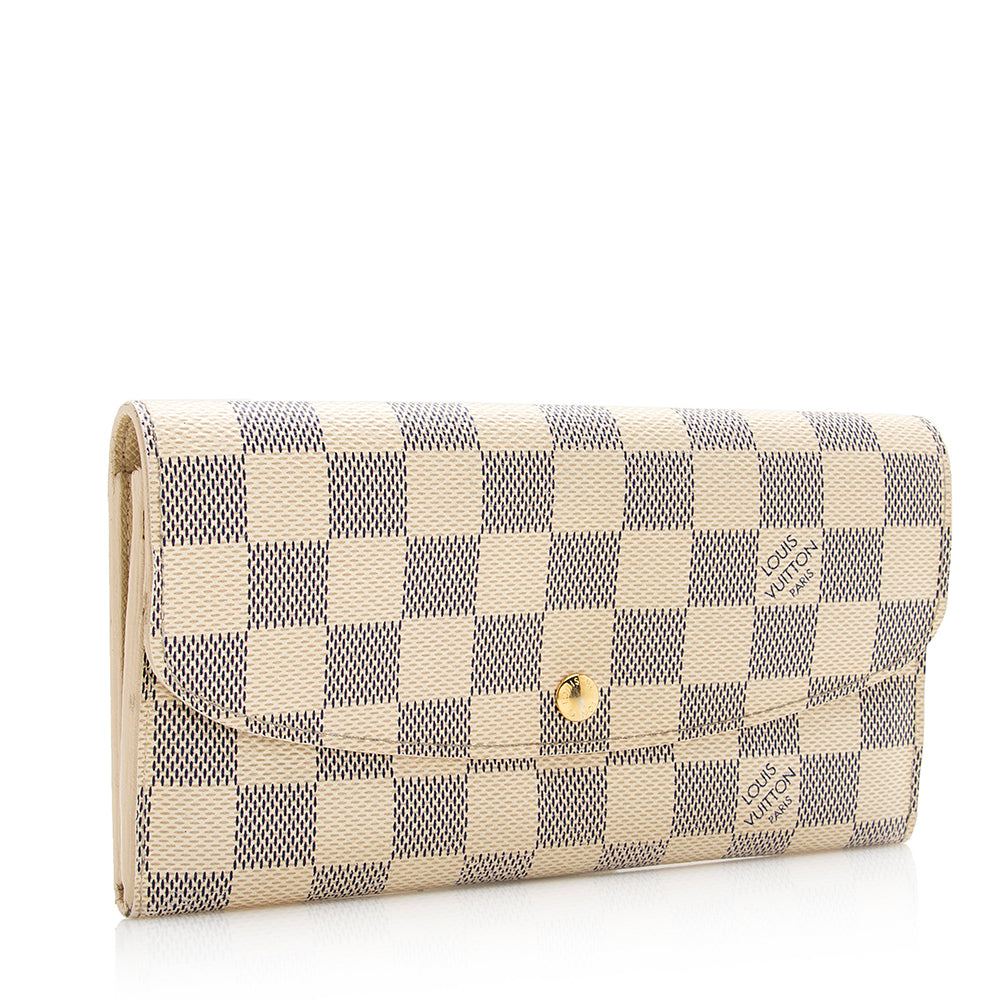 Louis Vuitton Damier Azur Emilie Wallet (SHF-21176)