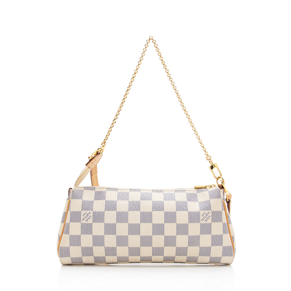 Louis Vuitton Damier Azur Eva Clutch (SHF-19006)
