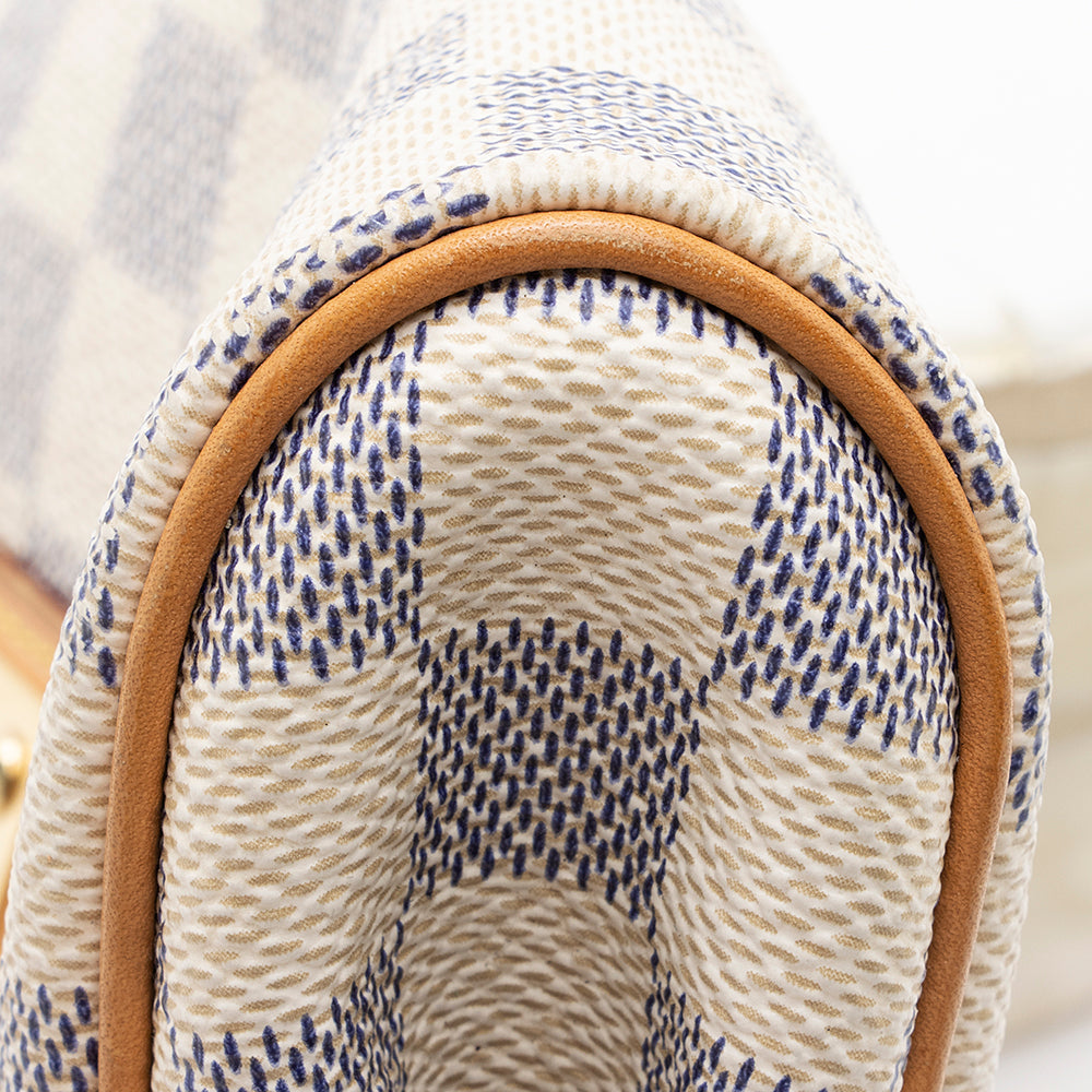 Louis Vuitton Damier Azur Eva Clutch (SHF-19006)