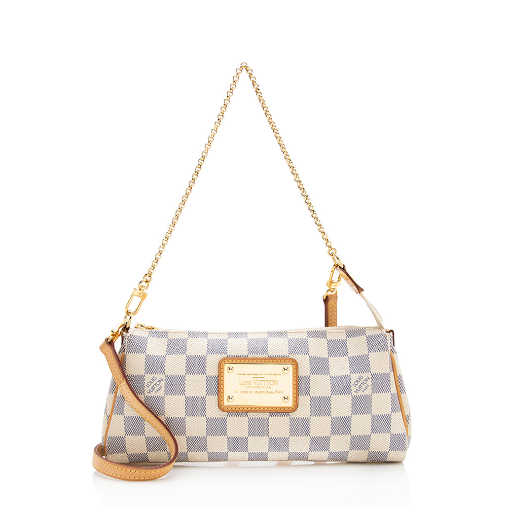 Louis Vuitton Damier Azur Eva Clutch (SHF-19006)
