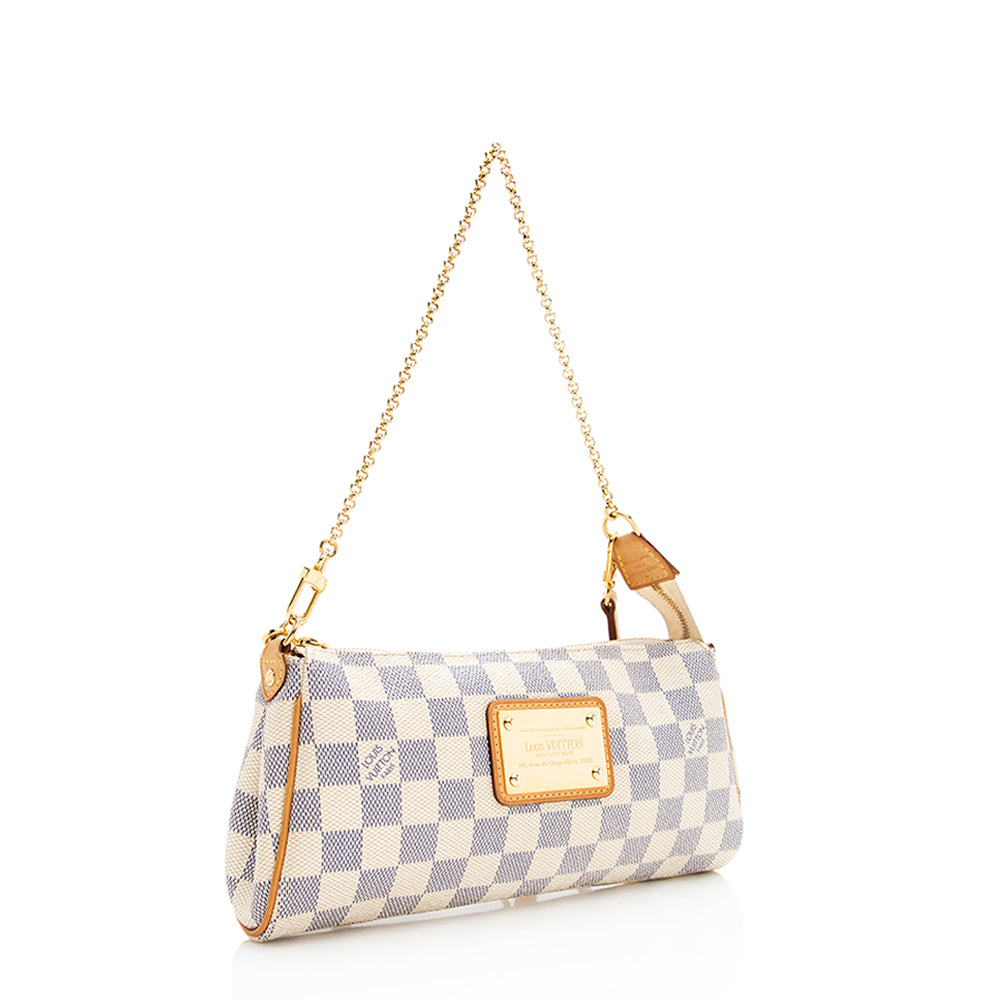 Louis Vuitton Damier Azur Eva Clutch (SHF-19006)