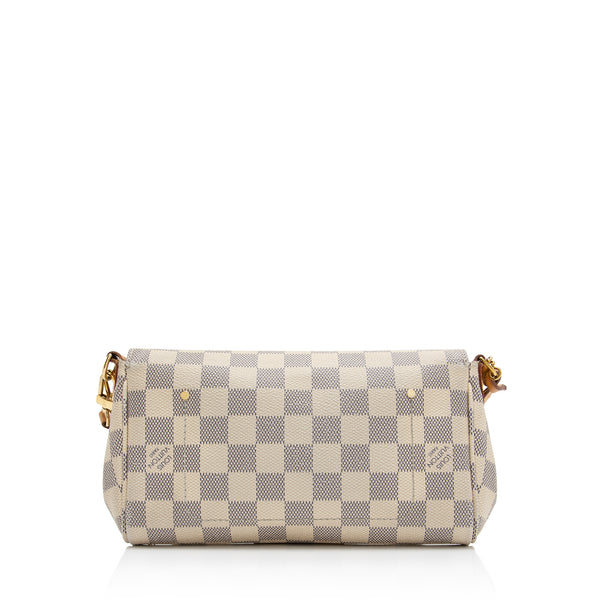 Louis Vuitton Damier Azur Favorite MM Shoulder Bag (SHF-18975) – LuxeDH