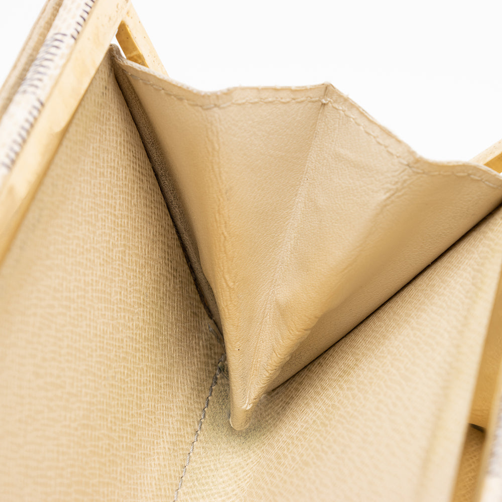 Louis Vuitton Damier Azur French Purse Wallet (SHF-17262)