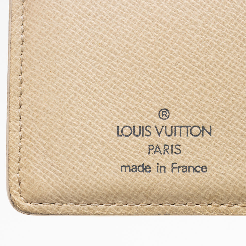 Louis Vuitton Damier Azur French Purse Wallet (SHF-17262)